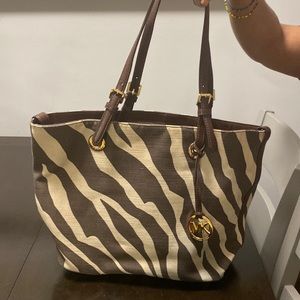 Zebra Print Satchel